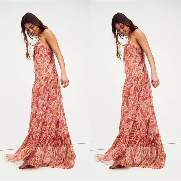 Free People x We are Kindred Gwendolyn Bias Dress - Picture 3 of 5